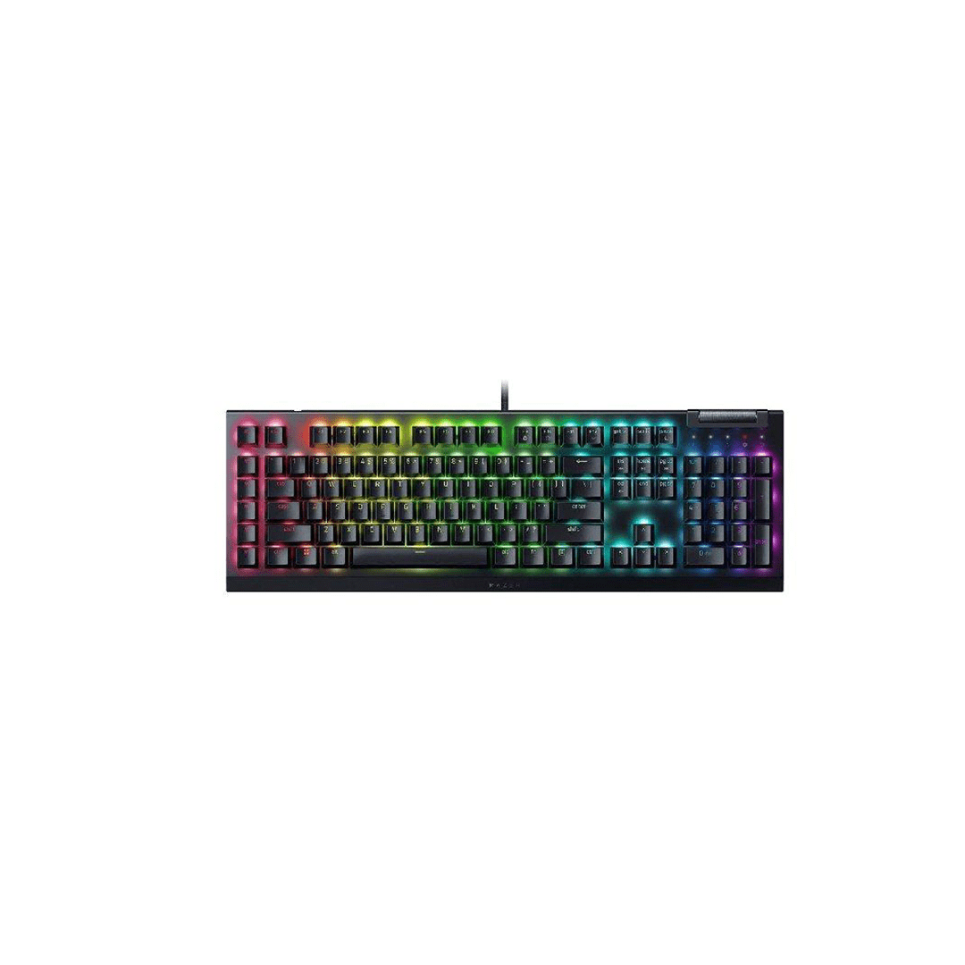 Razer BlackWidow V4 X - Green Switch - US - Black Mechanical Gaming Keyboard in Qatar Razer BlackWidow V4 X - Green Switch - US - Black Mechanical Gaming Keyboard in Qatar